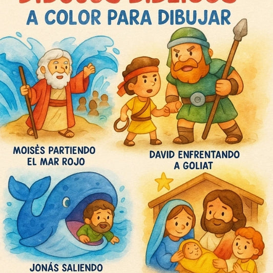 Dibujos bíblicos para colorear