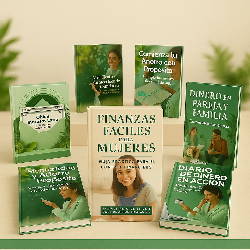 Ebook Finanzas Fáciles para Mujeres - Ebook mas 6 Ebooks Digitales de Regalo